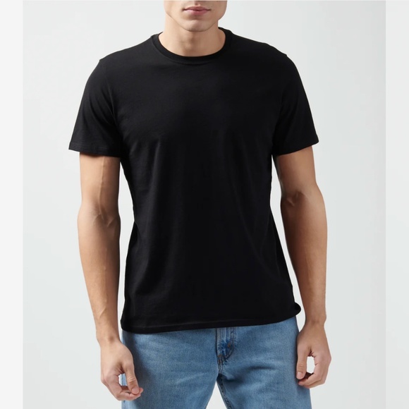 NWOT!! ATM Classic Jersey Crew Neck Tee Black Size M - Picture 1 of 8